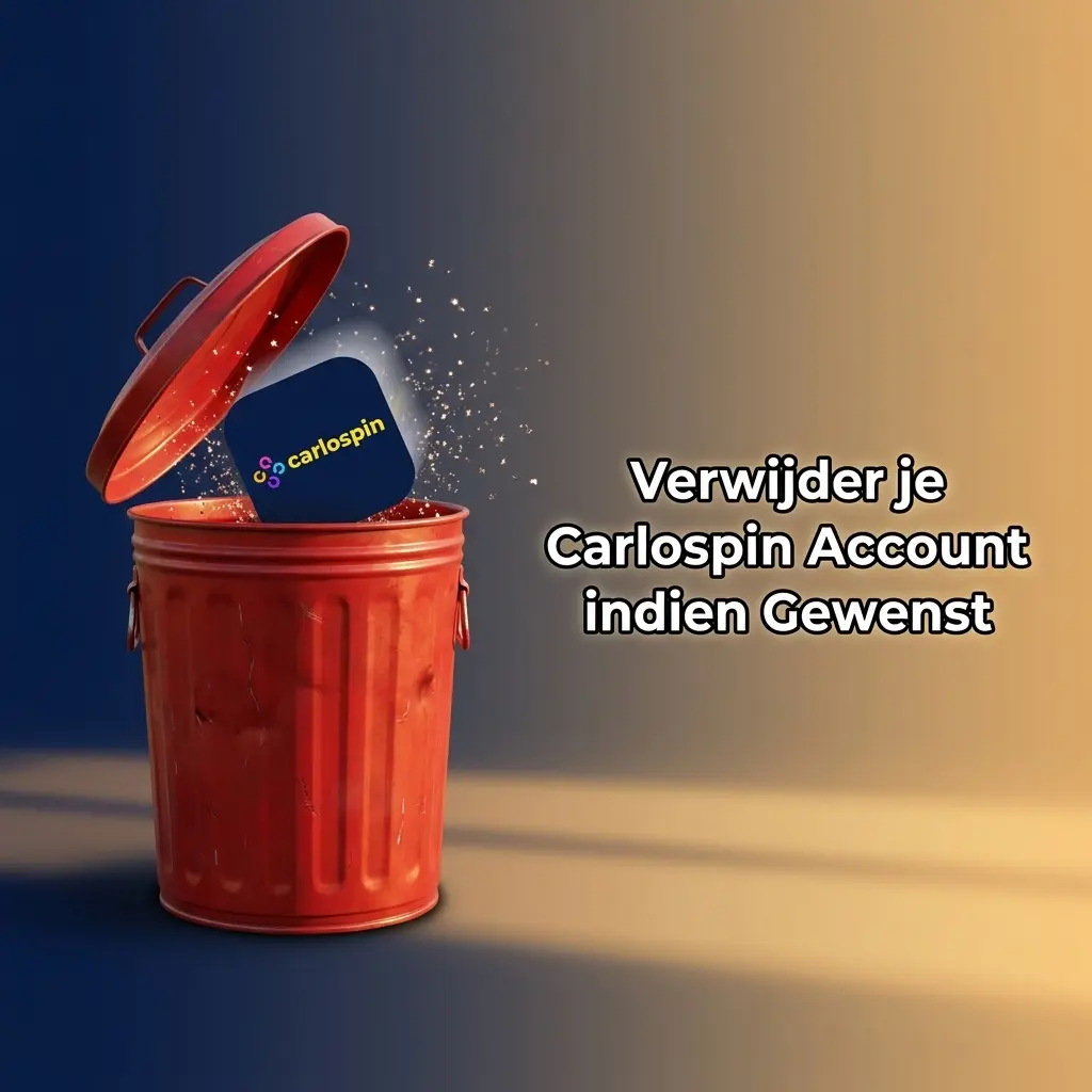 Verwijder je Carlospin Account indien Gewenst