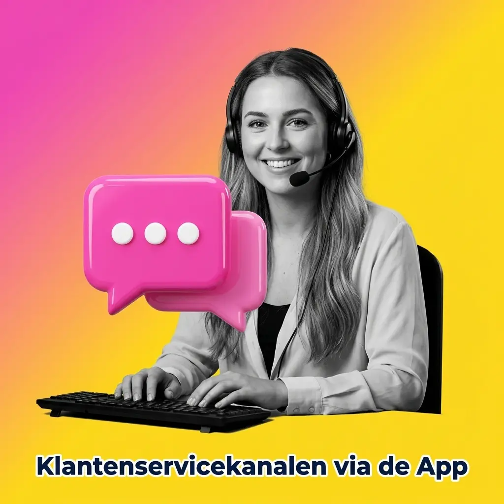 Klantenservicekanalen via de App